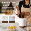 image:imageDOWAN 360 Rotating Extra Large Cooking Utensil Holder 76 Kitchen Utensil Holder for Countertop Utensil Crock for Farmhouse Kitchen Decor Ceramic Stable Utensil Caddy Soft WhiteWhite Specks