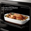image:imageDOWAN Ceramic Casserole Dish for Oven 9x13 Deep Lasagna Pan Large Baking Dish with Handles 43 Quarts Durable and Oven Safe Pan for Roasting and Baking Alabaster WhiteAlabaster  Terracotta