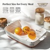image:imageDOWAN Ceramic Casserole Dish for Oven 9x13 Deep Lasagna Pan Large Baking Dish with Handles 43 Quarts Durable and Oven Safe Pan for Roasting and Baking Alabaster WhiteAlabaster  Terracotta