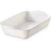 image:imageDOWAN Ceramic Casserole Dish for Oven 9x13 Deep Lasagna Pan Large Baking Dish with Handles 43 Quarts Durable and Oven Safe Pan for Roasting and Baking Alabaster WhiteArctic White