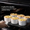 image:imageDOWAN 6 oz Ramekins Oven Safe with Lids Ceramic Dipping Bowls Arctic WhiteArctic White