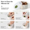 image:imageDOWAN 6 oz Ramekins Oven Safe with Lids Ceramic Dipping Bowls Arctic WhiteArctic White