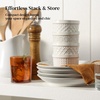 image:imageDOWAN 6 oz Ramekins Oven Safe with Lids Ceramic Dipping Bowls Arctic WhiteArctic White