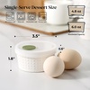 image:imageDOWAN 6 oz Ramekins Oven Safe with Lids Ceramic Dipping Bowls Arctic WhiteArctic White