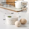image:imageDOWAN 6 oz Ramekins Oven Safe with Lids Ceramic Dipping Bowls Arctic WhiteArctic White