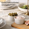 image:imageDOWAN 6 oz Ramekins Oven Safe with Lids Ceramic Dipping Bowls Arctic WhiteArctic White