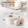 image:imageDOWAN 6 oz Ramekins Oven Safe with Lids Ceramic Dipping Bowls Arctic WhiteArctic White