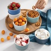 image:imageDOWAN Ramekins 8 oz Oven Safe  Creme Brulee Ramekins for Baking Porcelain Ramekins Oven Safe Classic Style Souffle Ramekins Ramekins Bowls Set of 6 Multi Blue