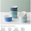 image:imageDOWAN Ramekins 8 oz Oven Safe  Creme Brulee Ramekins for Baking Porcelain Ramekins Oven Safe Classic Style Souffle Ramekins Ramekins Bowls Set of 6 Multi Blue
