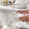 image:imageDOWAN Ramekins with Lids Oven Safe 15 oz Ramekin Bowls for Creme Brulee Souffle Dishes Porcelain Ramekins with Cover and Handle for Baking Stackable Set of 4 White7 OZ