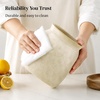image:imageDOWAN 7  Ceramic Utensil Holder for Kitchen Counter Light Beige Gray