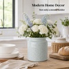 image:imageDOWAN 72 Large Ceramic Utensil Holder for Kitchen Countertop Light Blue