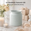 image:imageDOWAN 72 Large Ceramic Utensil Holder for Kitchen Countertop Light Blue
