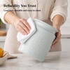 image:imageDOWAN 72 Large Ceramic Utensil Holder for Kitchen Countertop Light Blue