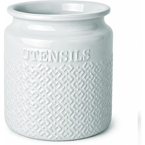 image:imageDOWAN 72 Large Ceramic Utensil Holder for Kitchen Countertop Light Blue