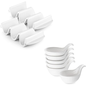 image:imageDOWAN Bundle Taco Holder and Charcuterie Bowls