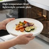 image:imageDOWAN 88 Salad Plates Set of 6  Round Embossed Design Light GrayWhite