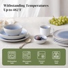 image:imageDOWAN Caymere Small Bowls Set 8 OZ Ceramic Dipping Bowls Coastal Blue