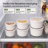 image:imageDOWAN Ramekins Oven Safe with Lids 468 oz Ceramic Cups Set of 6 White468 oz