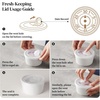 image:imageDOWAN Ramekins Oven Safe with Lids 468 oz Ceramic Cups Set of 6 White468 oz