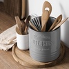 image:imageDOWAN 72 Industrial Kitchen Utensil Holder Grey  72 Large Farmhouse Utensil Holder Turquoise
