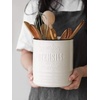 image:imageDOWAN 72 Industrial Kitchen Utensil Holder Grey  72 White Vintage Kitchen Utensil Holder