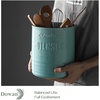 image:imageDOWAN Bundle  Teal Utensil Holder  White Utensil Hodler