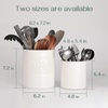 image:imageDOWAN Bundle  Teal Utensil Holder  White Utensil Holder