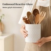 image:imageDOWAN Ceramic Kitchen Utensil Holder for Counter Set of 2 7654 White1