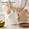 image:imageDOWAN Ceramic Kitchen Utensil Holder for Counter Set of 2 7654 White2