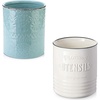 image:imageDOWAN Bundle  Teal Utensil Holder  White Utensil Holder