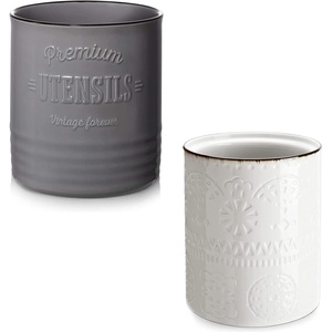 image:imageDOWAN Bundle  Grey Utensil Holder  Whtie Utensil Holder