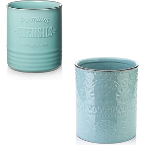 image:imageDOWAN Bundle  Teal Utensil Holder Set of 2